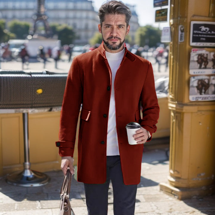 Herren modischer Freizeitmantel mit praktischen Taschen und elegantem Schnitt Drune