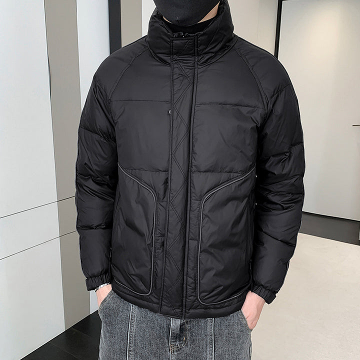 Herren Leichte Daunenoptik-Steppjacke mit ergonomischem Schnitt und verdeckten Eingrifftaschen Drune