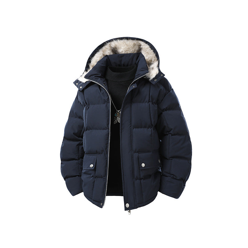 Damen Stepp-Kurzjacke mit abnehmbarer Kapuze und wärmender Microfaserfüllung Drune