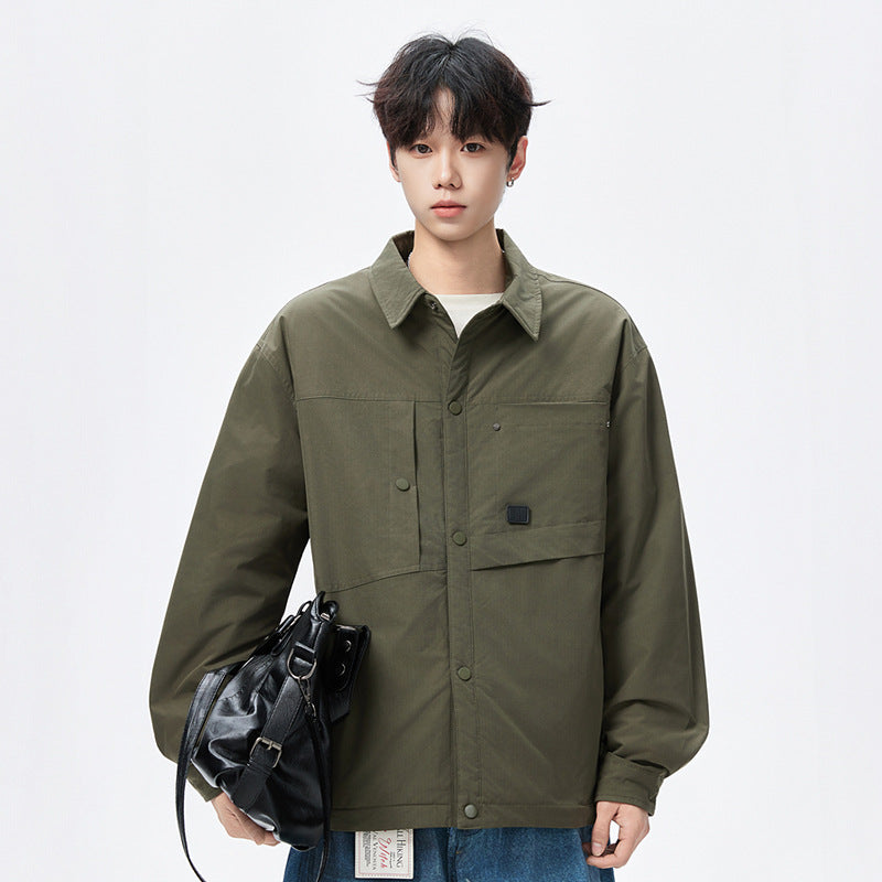 Herren Funktionale Fieldjacke mit Thermofutter und Utility-Taschen Drune