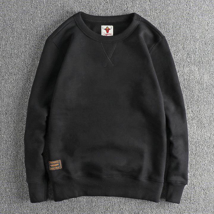 Damen Sweatshirt mit klassischem Rundhalsausschnitt und lässigem Schnitt Drune