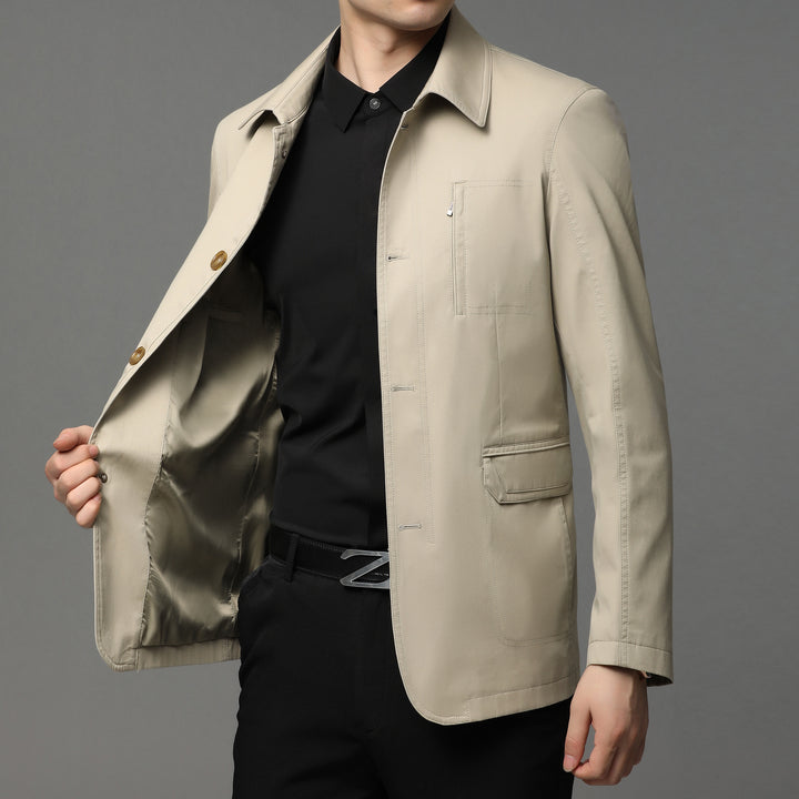 Herren elegante Funktionsjacke mit praktischen Taschen und modernem Schnitt Drune