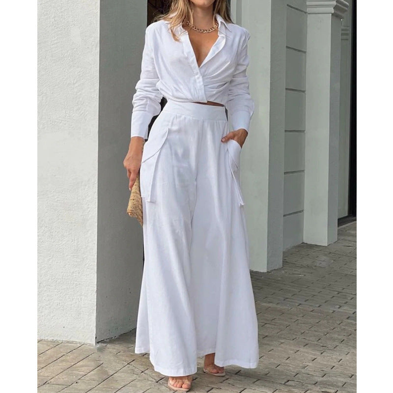 Damen Elegantes und lässiges Zweiteiler-Set Drune
