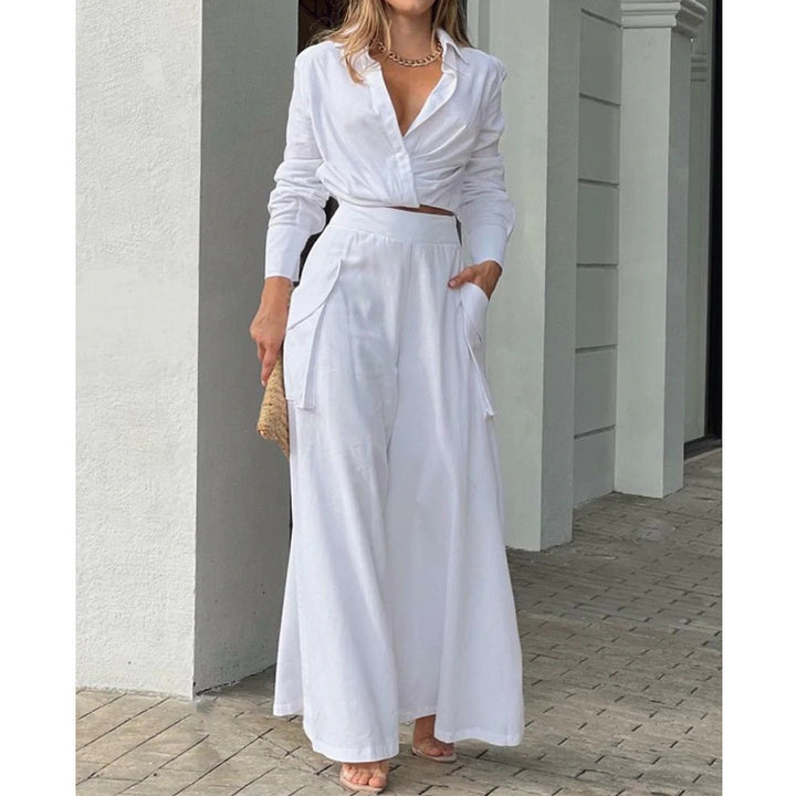 Damen Elegantes und lässiges Zweiteiler-Set Drune