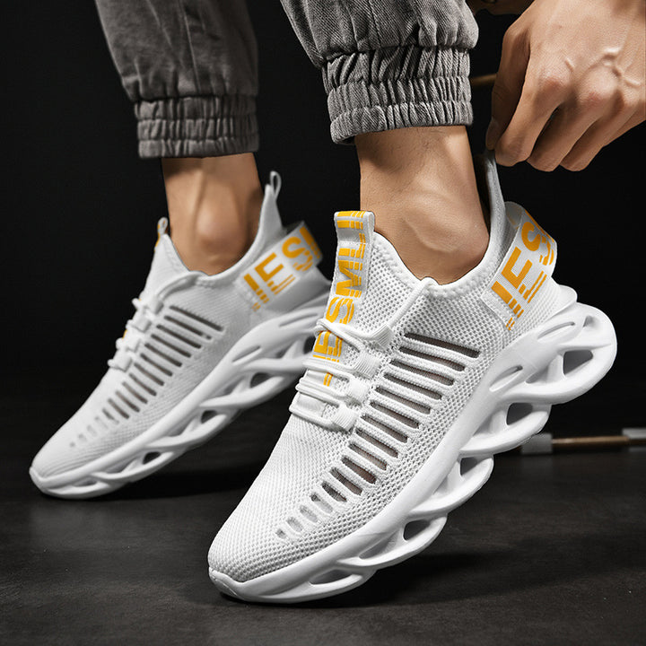Unisex nan atmungsaktive ultraleichte Strick-Sneaker mit dämpfender Hohlsohle Drune