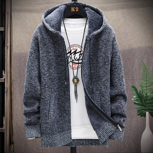 Herren bequeme und stylische Kapuzenjacke Drune