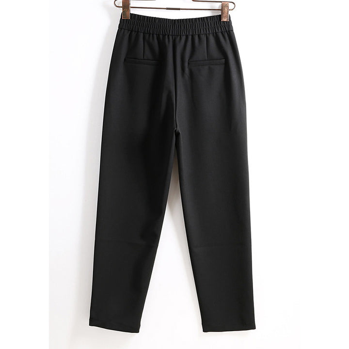 Damen Elegante und bequeme High-Waist Stoffhose Drune