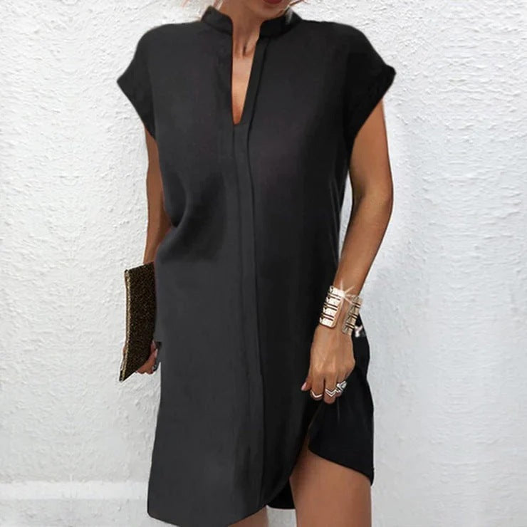 Damen locker fallendes Kleid Drune