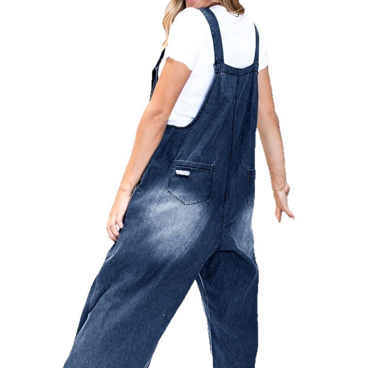 Femme Relaxed Fit Denim Latzhose Drune