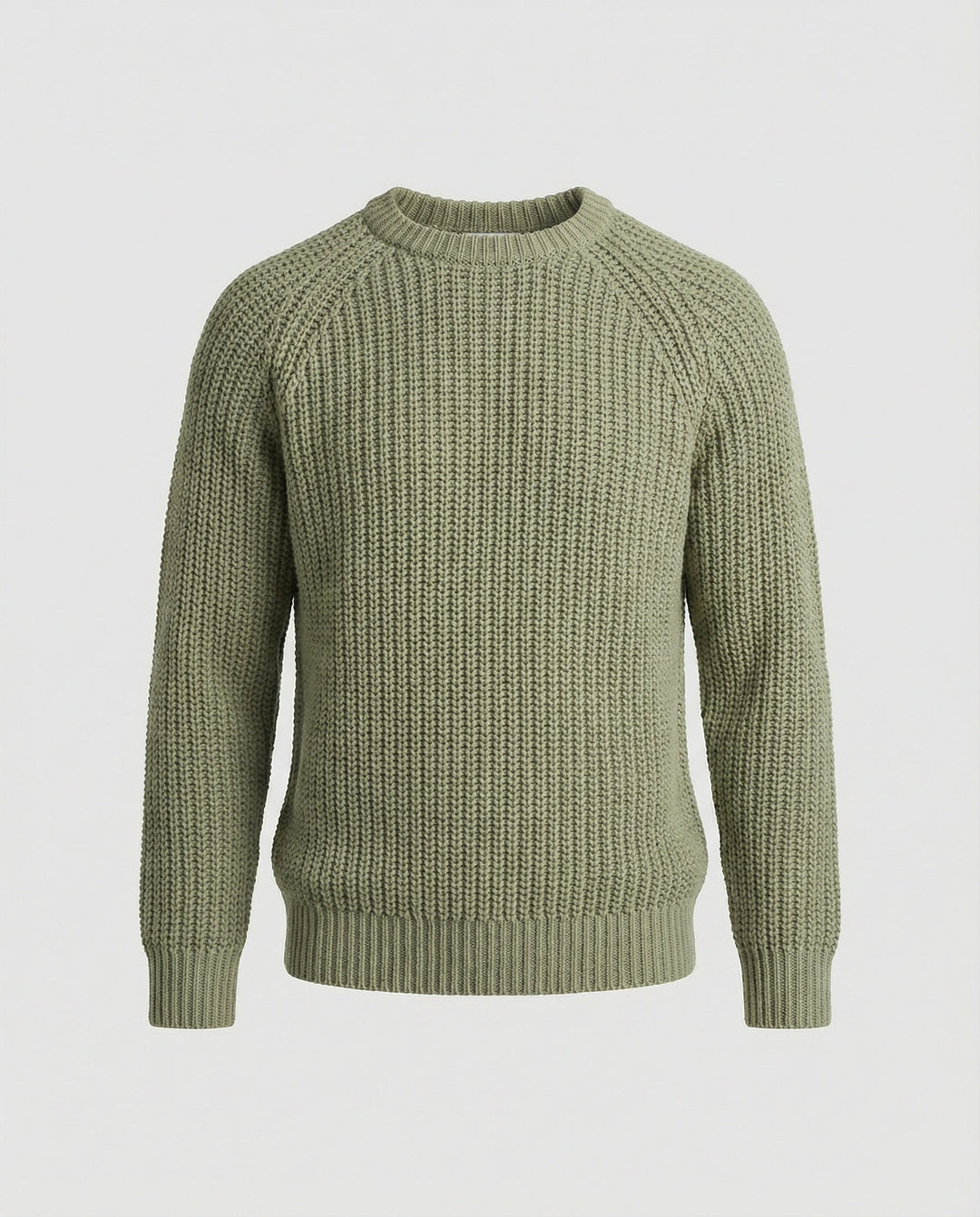 Herren Grobstrick Pullover mit Rundhalsausschnitt und lässigem Schnitt Drune