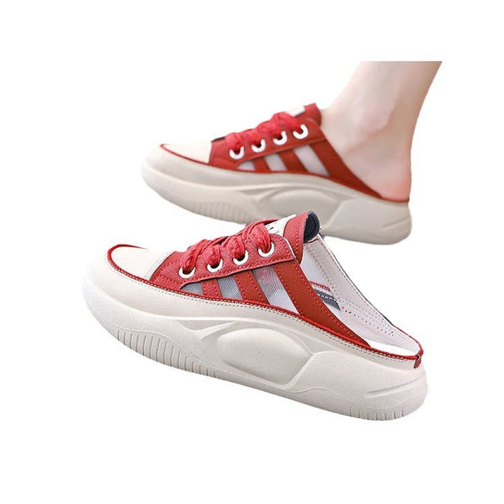 Damen Sportliche Slip-On Sneakers mit atmungsaktivem Design und gepolsterter Sohle Drune