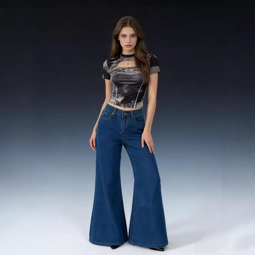 Damen nan hochwertiges Rundhals-Basicshirt aus Bio-Baumwolle mit Regular-Fit und verstärkten Nähten Drune