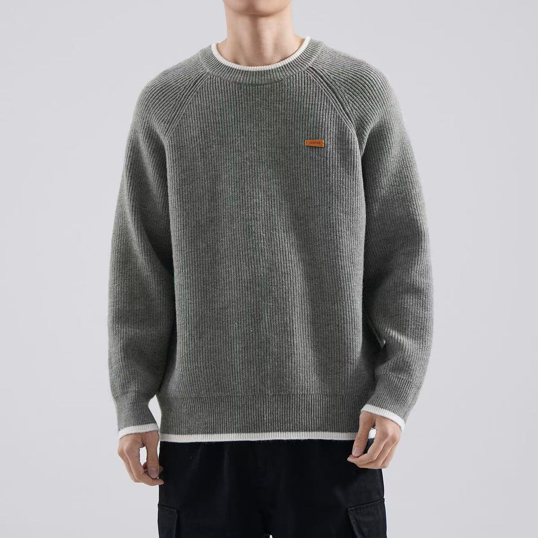 Herren Gemütlicher Strickpullover Drune