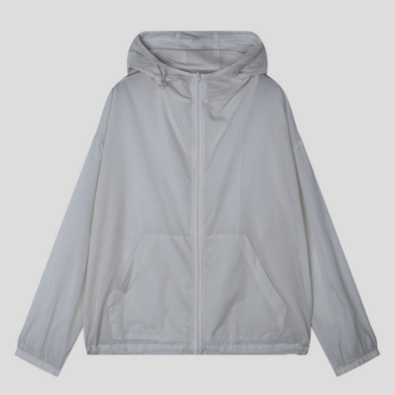 Damen leichte Regenjacke mit praktischen Taschen Drune