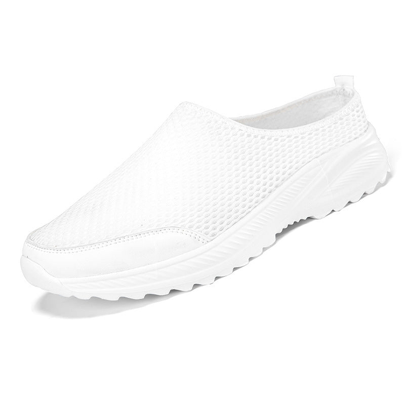 Unisex nan atmungsaktiver Mesh-Mule mit griffiger Flexlaufsohle und gepolstertem Komfortfußbett Drune