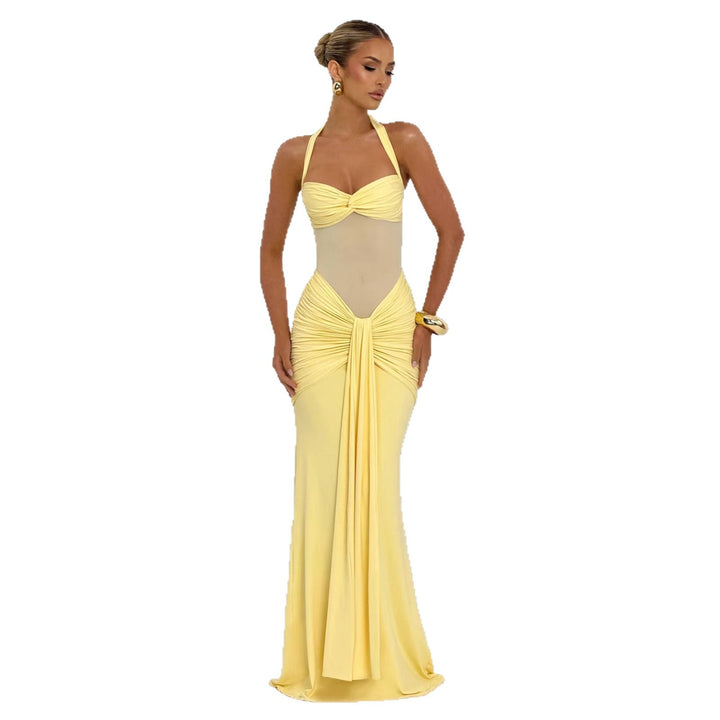 Damen Elegantes Abendkleid mit figurbetontem Schnitt und raffinierten Drapierungen Drune