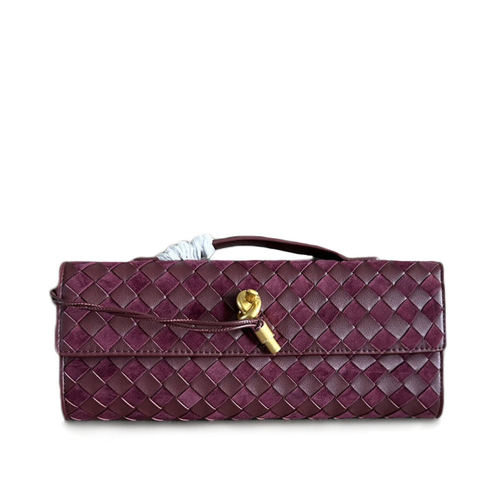 Damen Woven Leather Abendtasche Drune