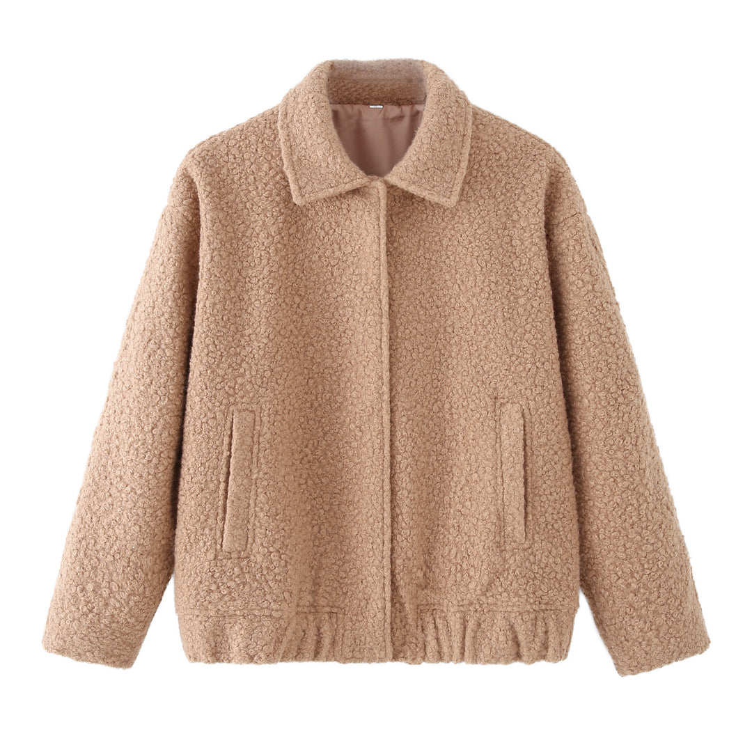Damen kuschelige Übergangsjacke Drune
