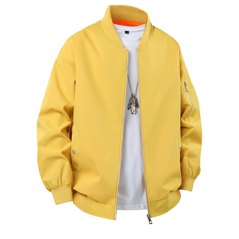 Herren Freizeitjacke mit hohem Kragen und praktischen Taschen Drune