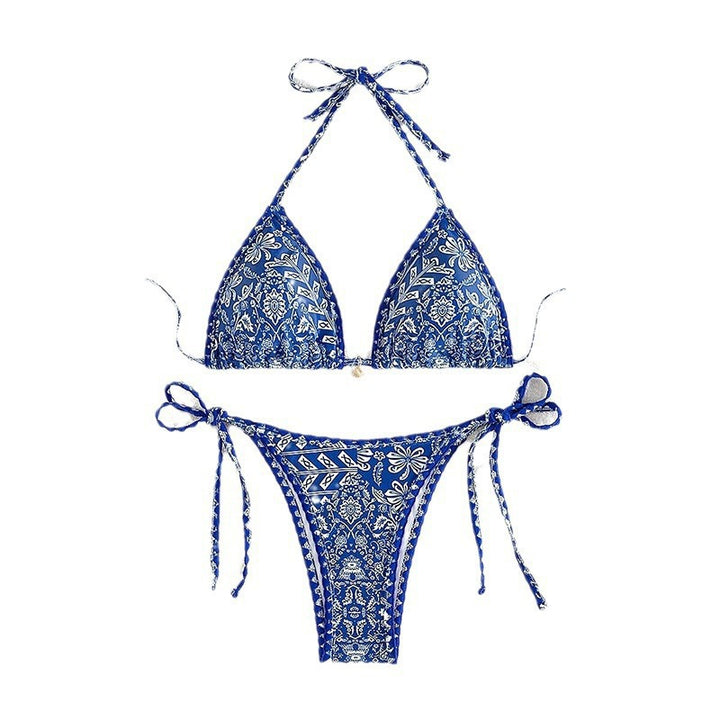 Damen Triangel-Bikini mit verstellbaren Raffungen Drune