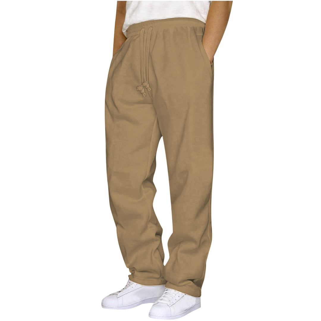 Damen nan ungekürzte Relax-Freizeithose mit hohem Komfortbund, innenliegendem Kordelzug und seitlichen Eingrifftaschen Drune