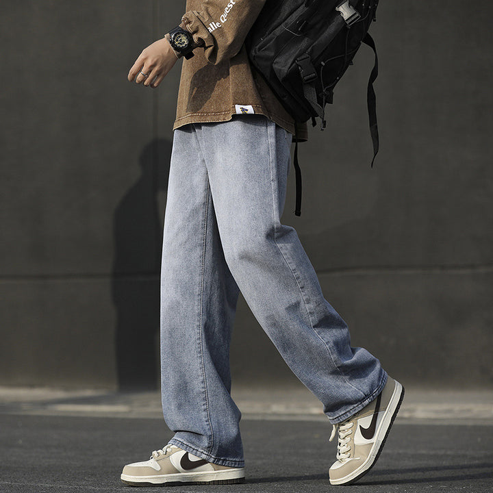 Herren Weitgeschnittene Jeans im urbanen Stil