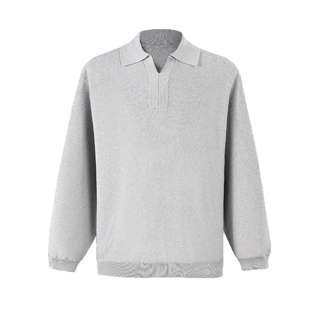 Herren Modisches Longsleeve Pullover mit V-Ausschnitt Drune