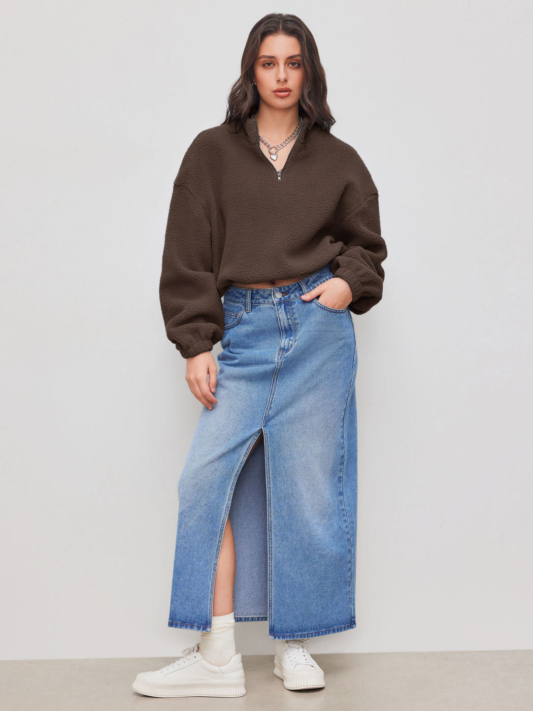 Damen Weiches und lässiges Sweatshirt Drune
