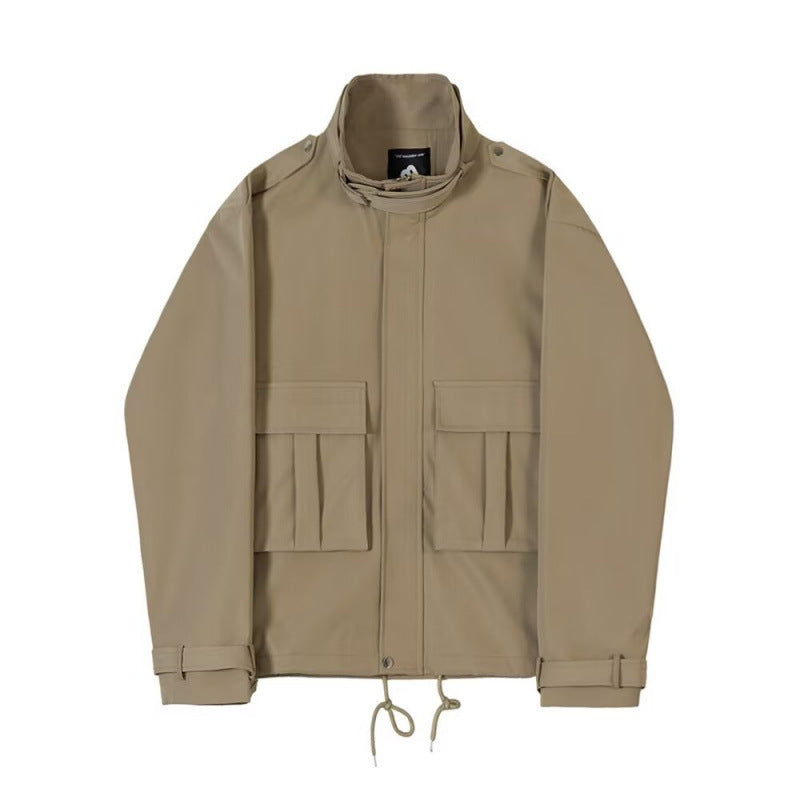 Herren Modische Utility-Jacke mit praktischen Taschen Drune
