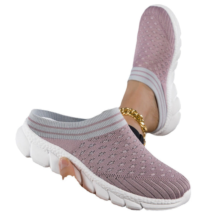 Damen Slip-On Clogs mit atmungsaktivem Obermaterial und rutschfester Sohle Drune