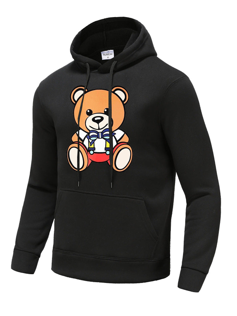 Damen Kapuzenpullover mit niedlichem Bärenmotiv Drune