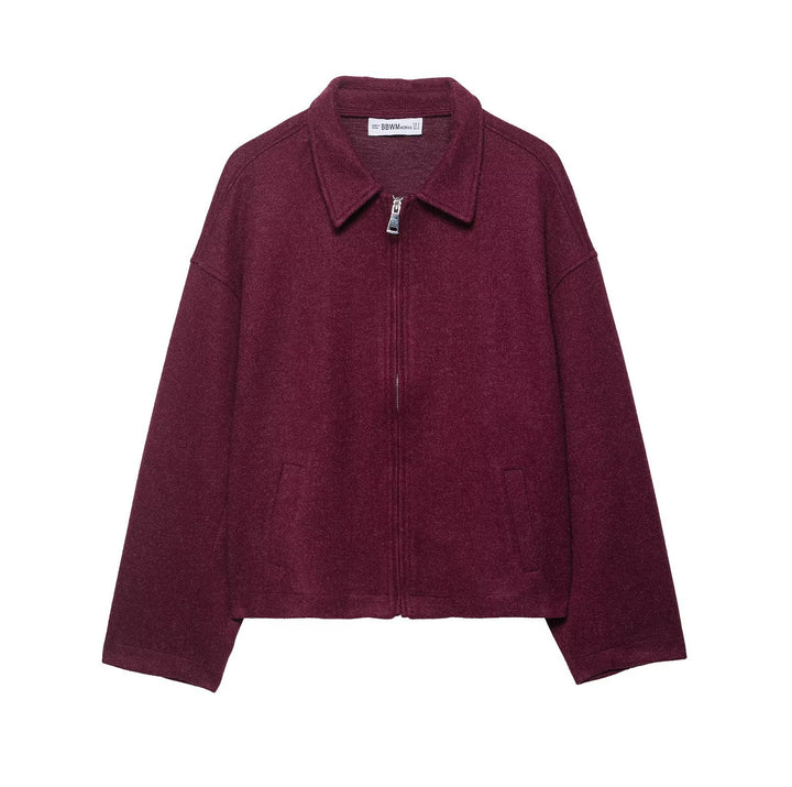 Damen lässige Wolljacke Drune