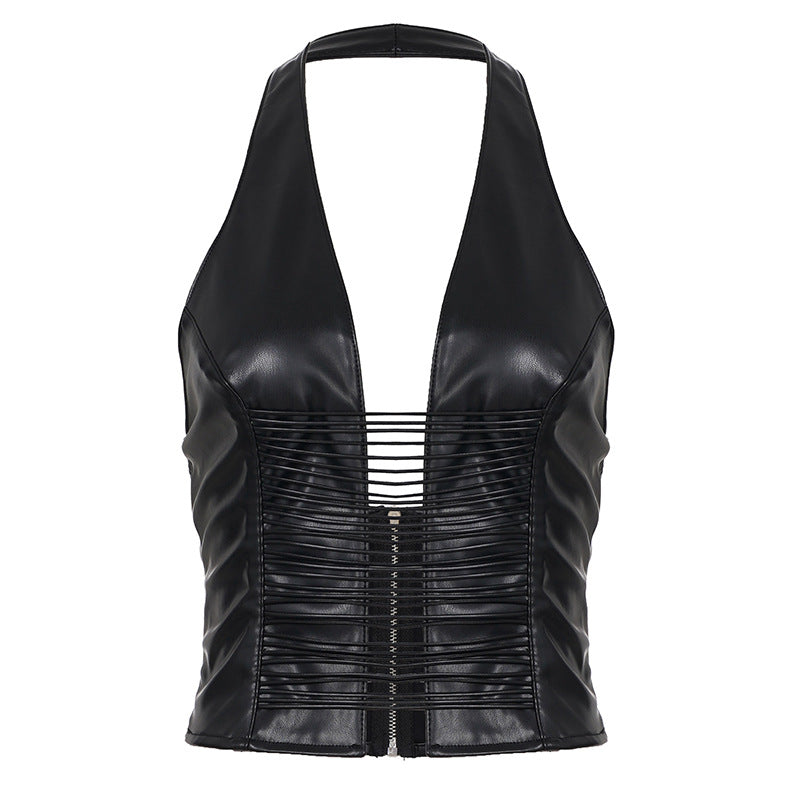 Damen Glamouröses Crop Top Drune