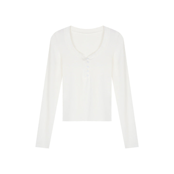 Damen modisches und komfortables Langarmshirt Drune