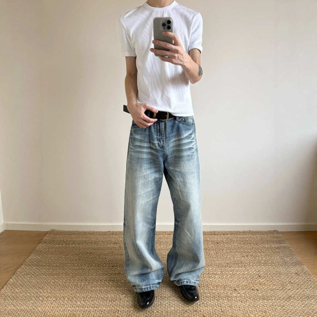 Damen Weitgeschnittene Denim-Jeans Drune
