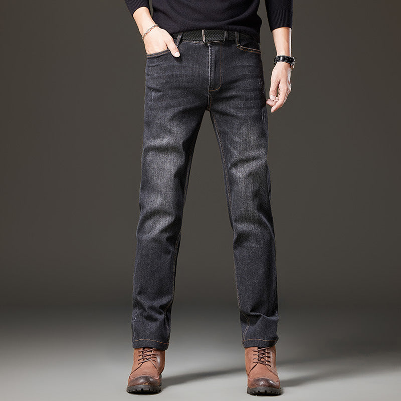Herren Jeans im geraden Schnitt aus Stretch-Denim mit klassischem fünf‑Taschen‑Schnitt Drune