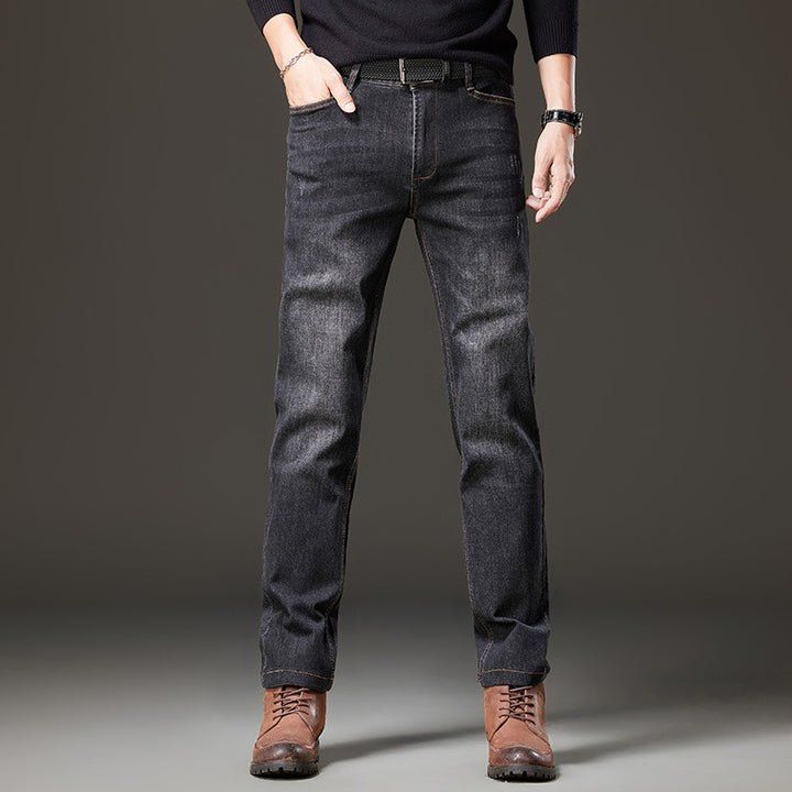 Herren Jeans im geraden Schnitt aus Stretch-Denim mit klassischem fünf‑Taschen‑Schnitt Drune