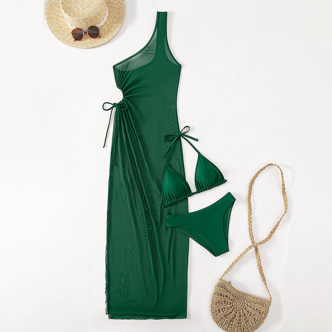 Damen Transparenter Strandkleid Drune
