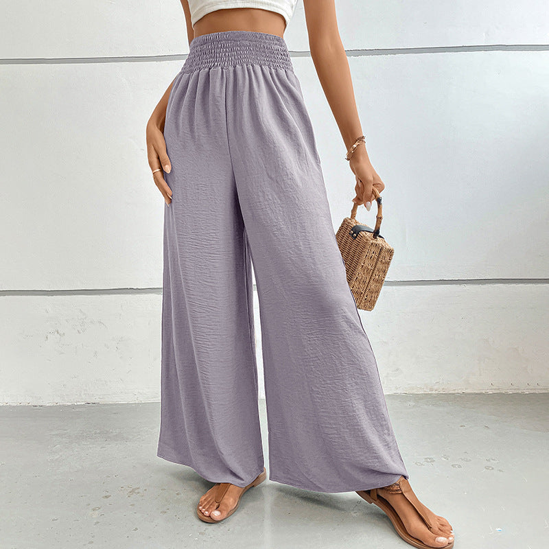 Damen Weite, bequeme Palazzo-Hose Drune