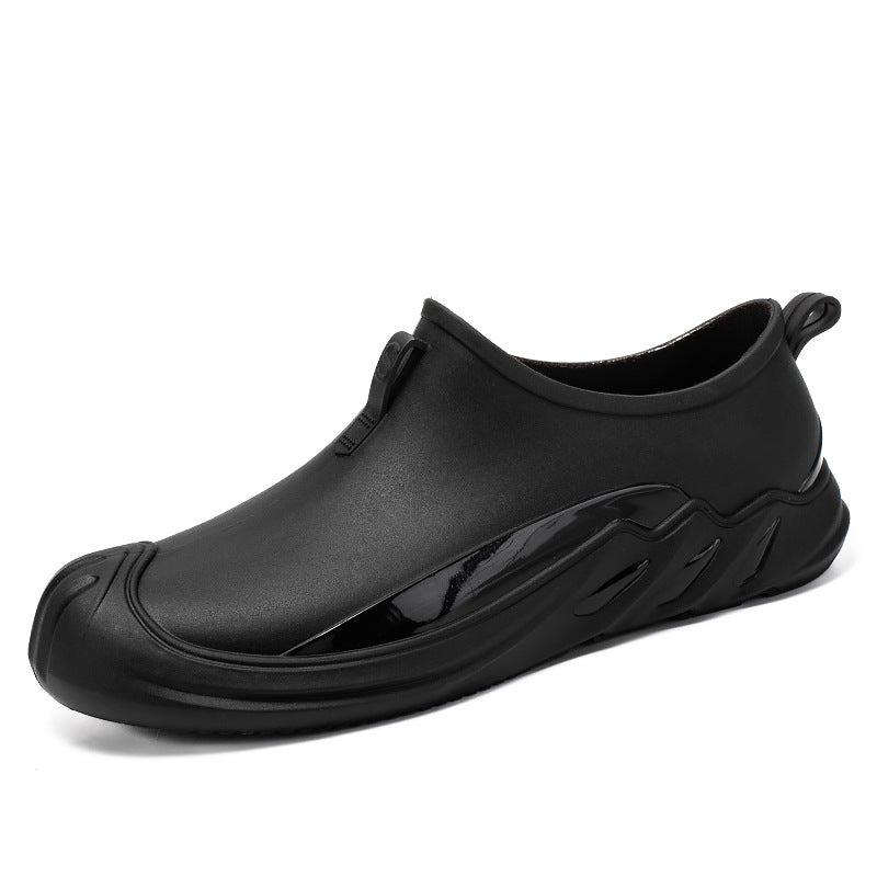 Herren Robuste wasserdichte Outdoor‑Clogs aus Vollgummi mit griffiger Profilsohle Drune