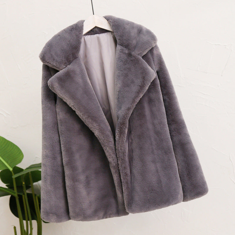 Damen Flauscher Mantel Drune