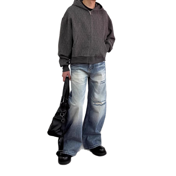 Damen Weitgeschnittene Denim Jeans Drune