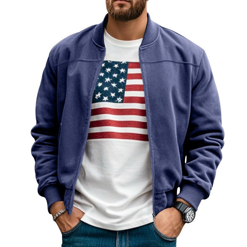 Herren Bomberjacke mit modernem Schnitt und praktischen Taschen Drune