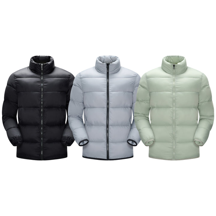 Herren Gepolsterte Steppjacke mit hohem Stehkragen und thermischer Isolierung Drune