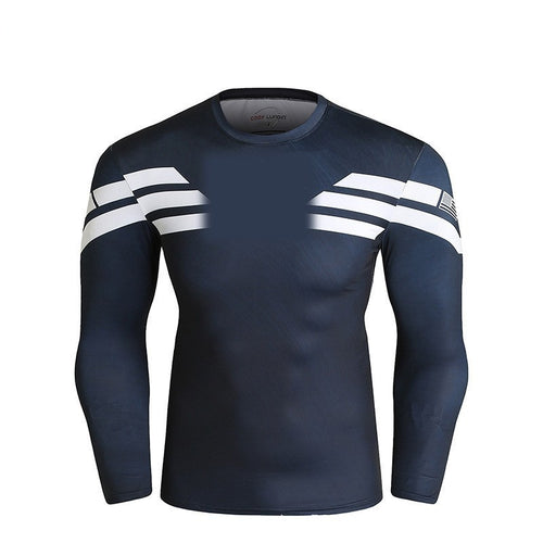 Herren Sportliches Langarm-T-Shirt mit innovativem Design Drune