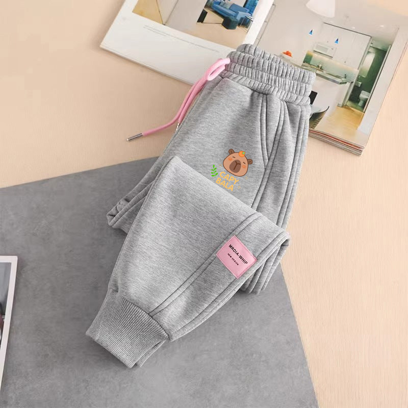 Damen bequeme Sweatpants mit Kordelzug Drune