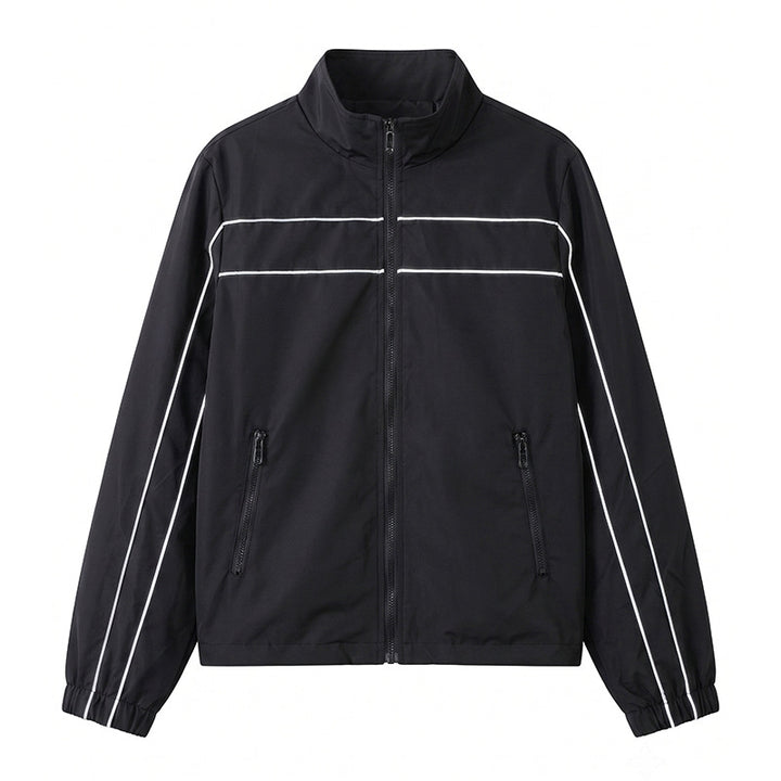 Herren Sportliche Übergangsjacke mit reflektierenden Streifen Drune
