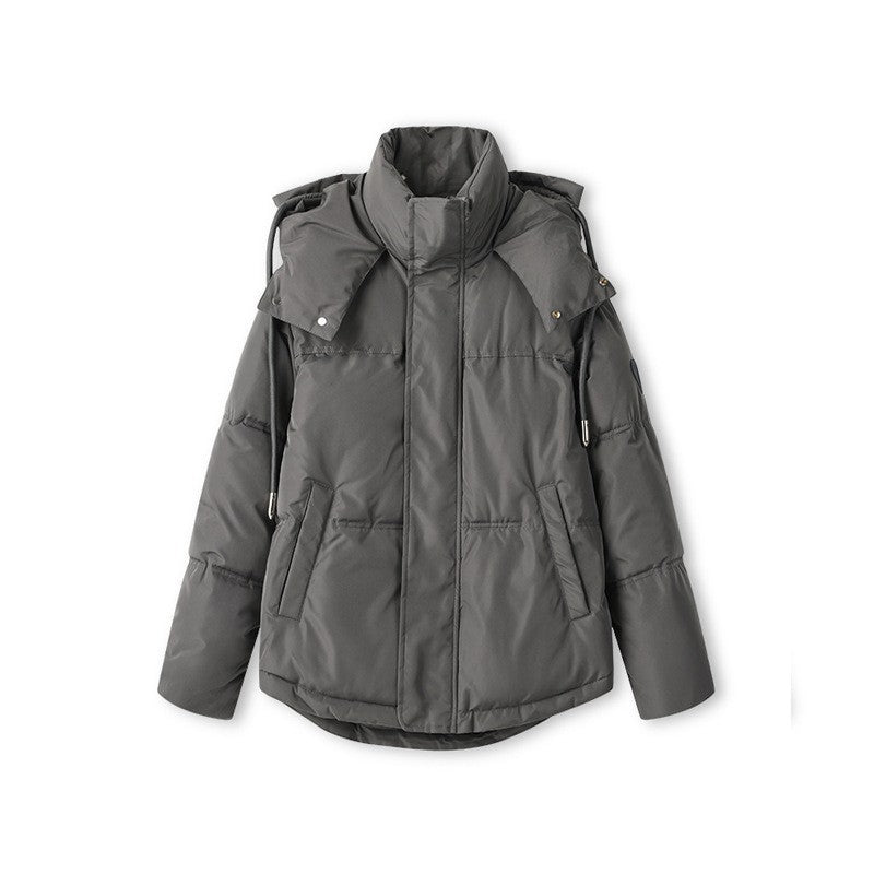 Damen nan oversized gesteppte Winterjacke mit Kapuze und Thermowattierung Drune