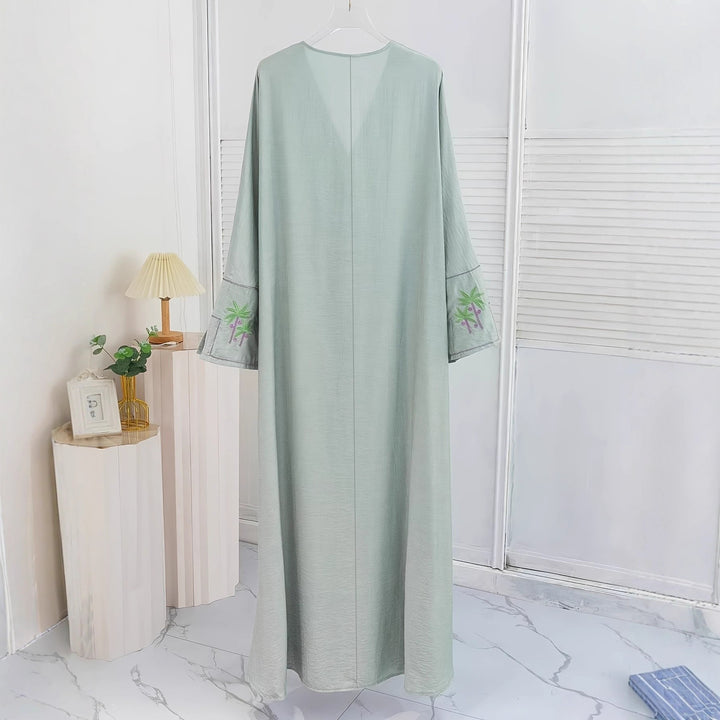 Damen elegante Kaftan-Jacke mit kunstvollen Stickdetails Drune