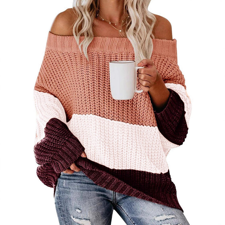 Damen lässiger Strickpullover Drune